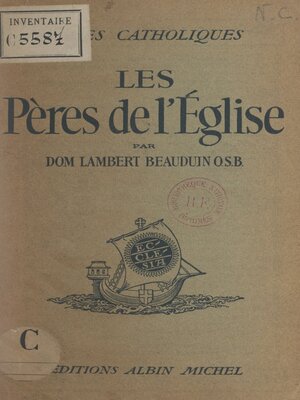 cover image of Les pères de l'Église
